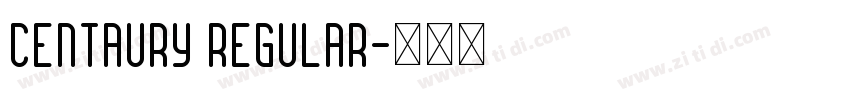 Centaury regular字体转换